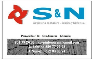 Carpintería de Madera Sobrino & Núñez (SyN)